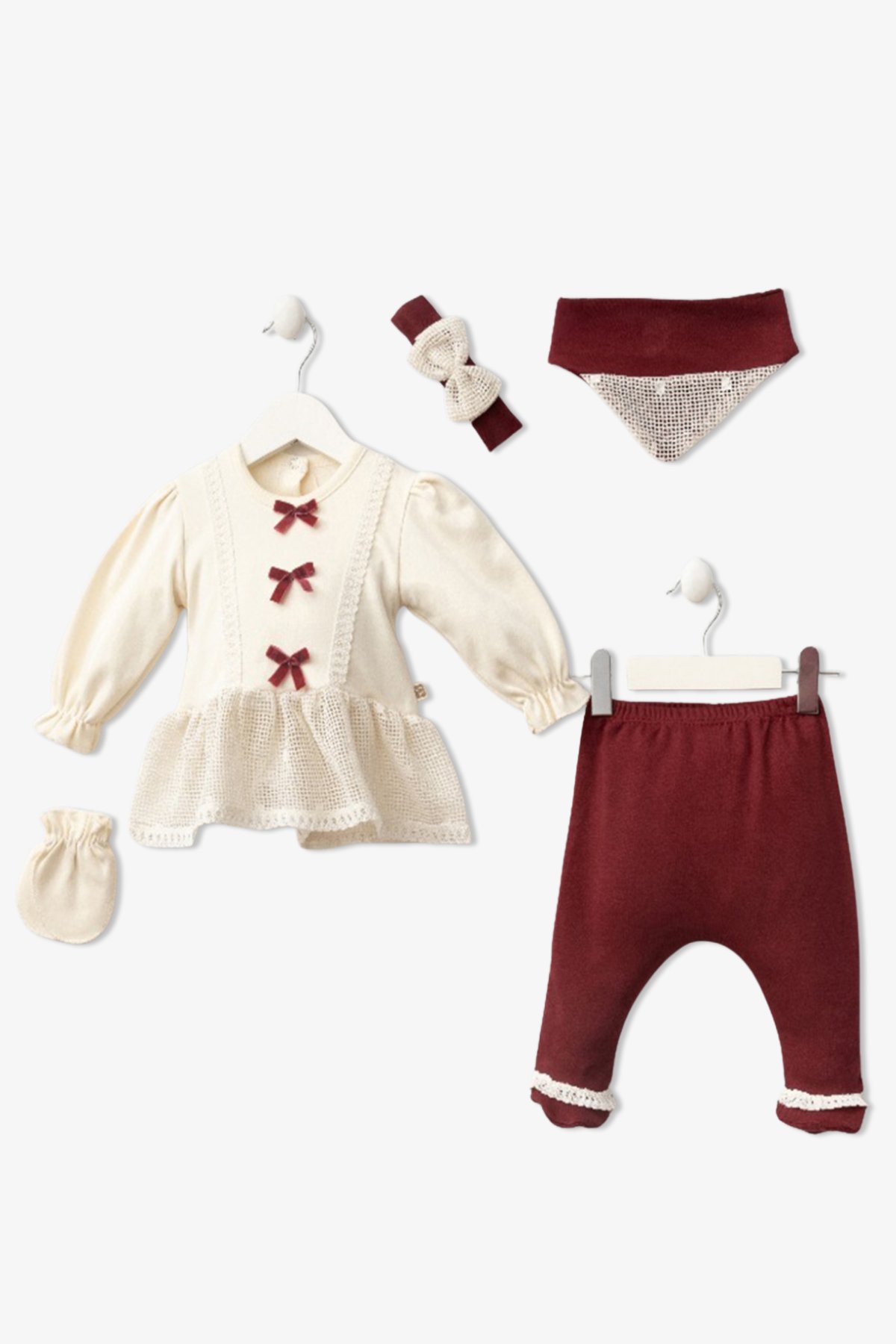 006.MİNİZEYN.7082 0/3 AY KIZ OLİVİA KIZ 5Lİ SETMİNİZEYNAlt-Üst Takım