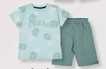 2/5 Yaş Fresh Ananas Baskılı Çocuk Takımı