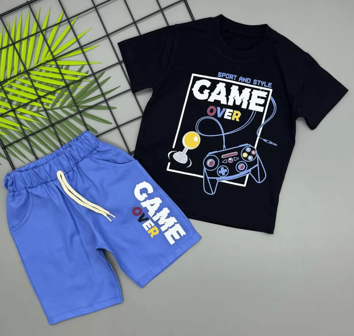 3/5 Yaş Game Konsol Baskılı Çocuk Takımı