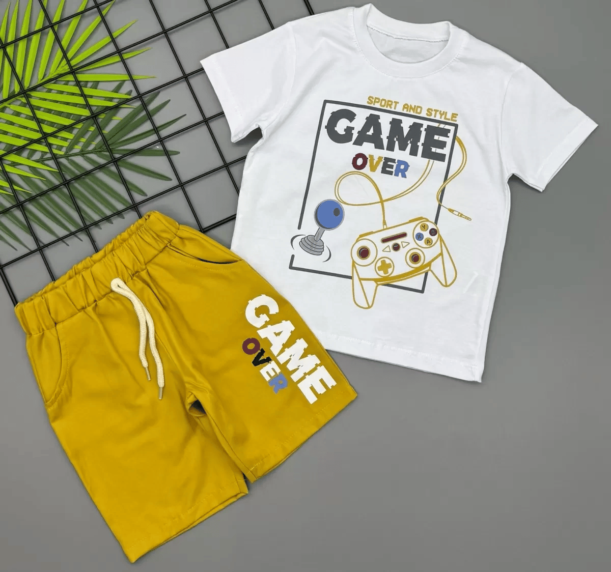 3/5 Yaş Game Over Baskılı Çocuk Takımı