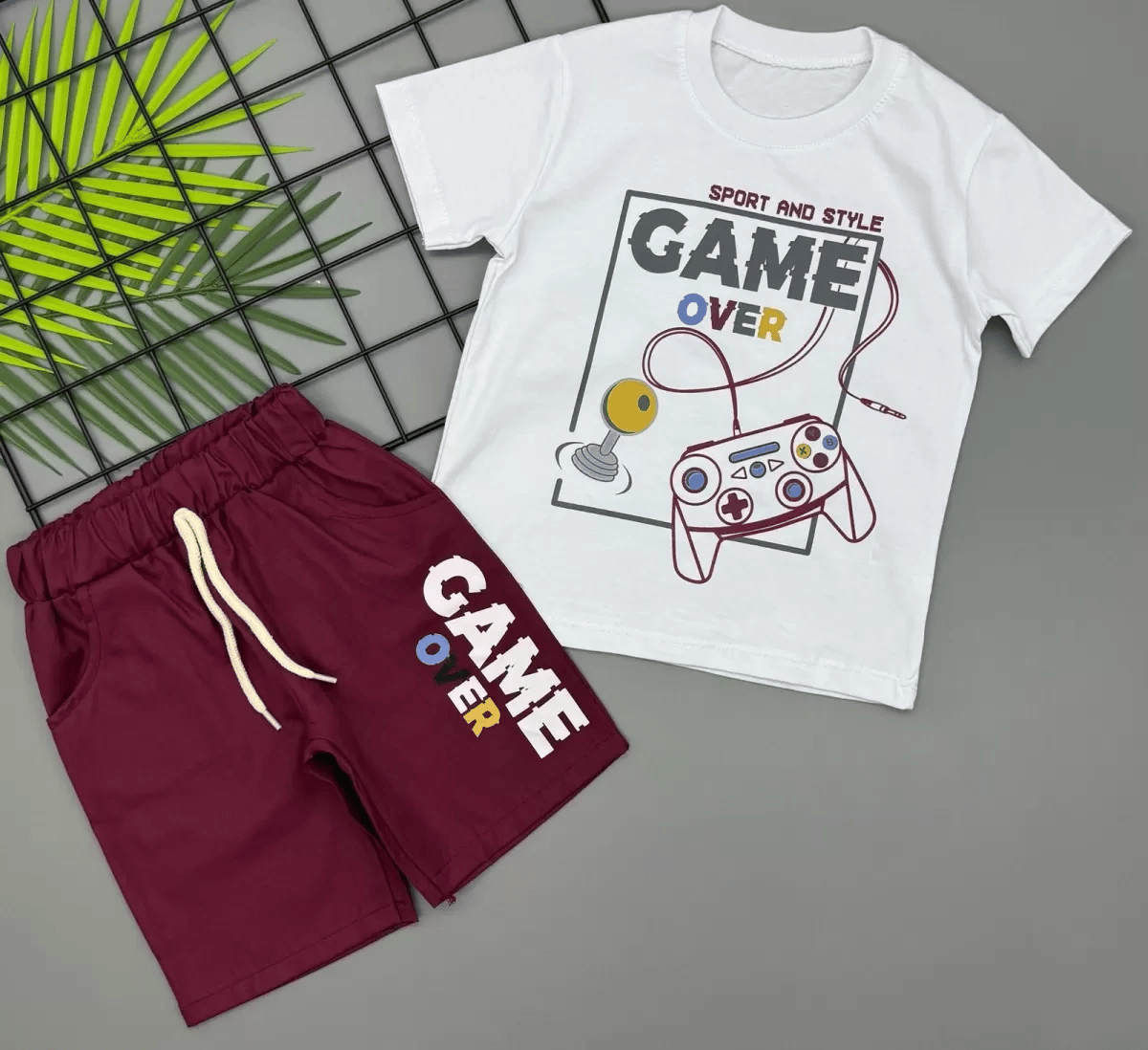 3/5 Yaş Game Over Baskılı Çocuk Takımı