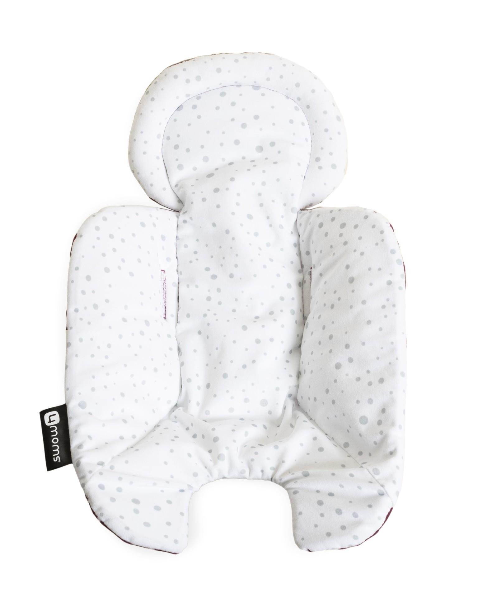 4Moms Mamaroo 5.0 Çift Yönlü Yenidoğan Destek Pedi Maroon Plus