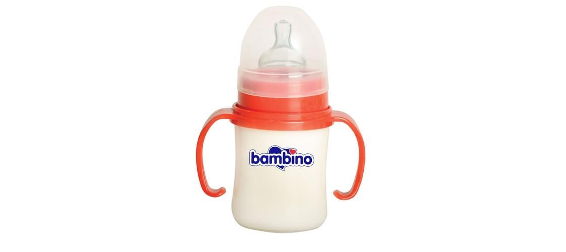 Bambino Geniş Ağızlı Kulplu No:1 Biberon 150 Ml.