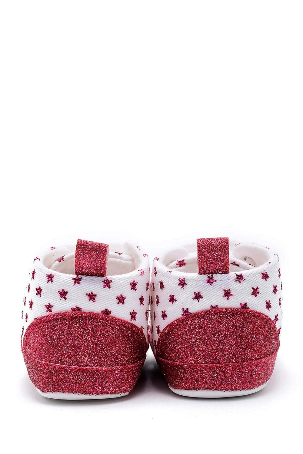 First Step Simli Yıldızlı Patik - Pembe 12-16 Ay / No.19