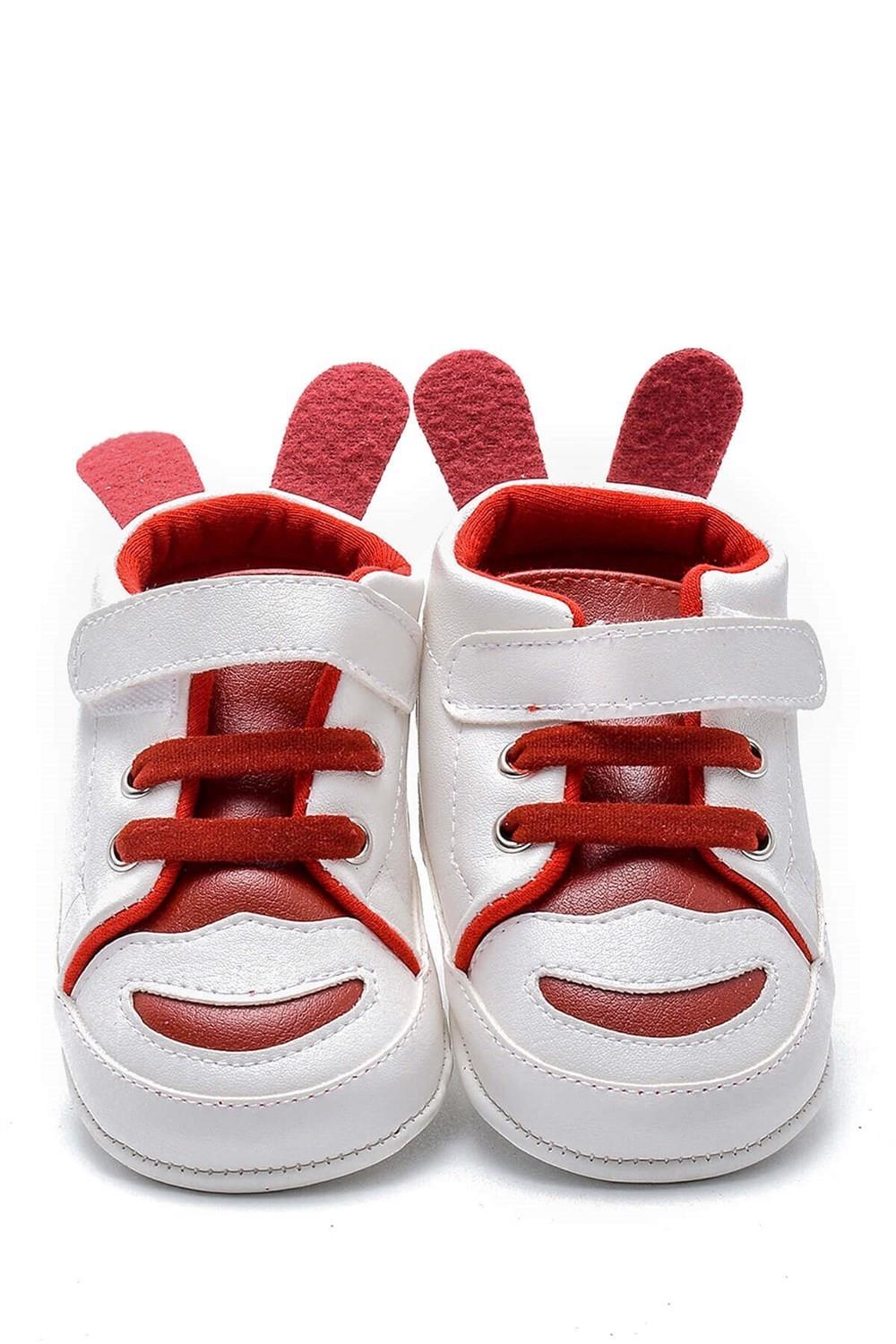 First Step Tavşan Kulaklı Patik - Kırmızı 12-16 Ay / No.19