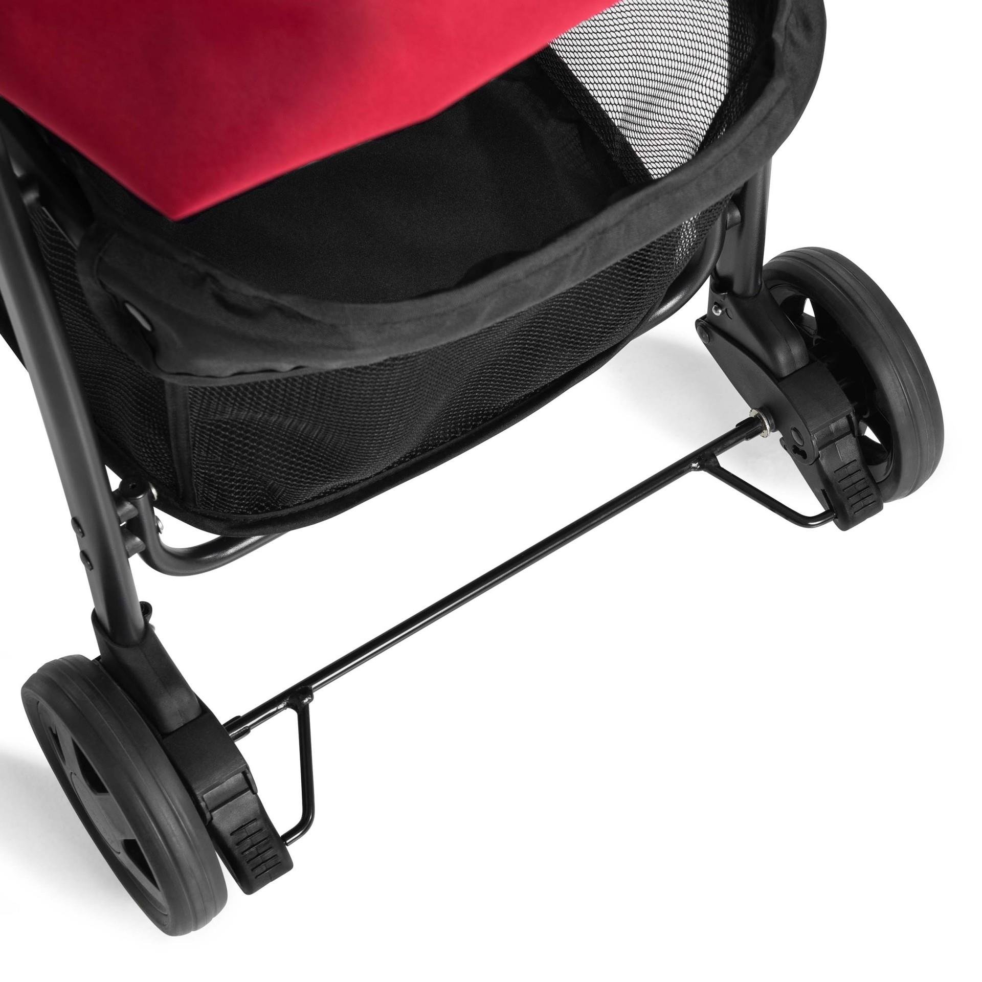 Hauck Ultra Hafif Tam Yatarlı Sport Bebek Arabası - Red