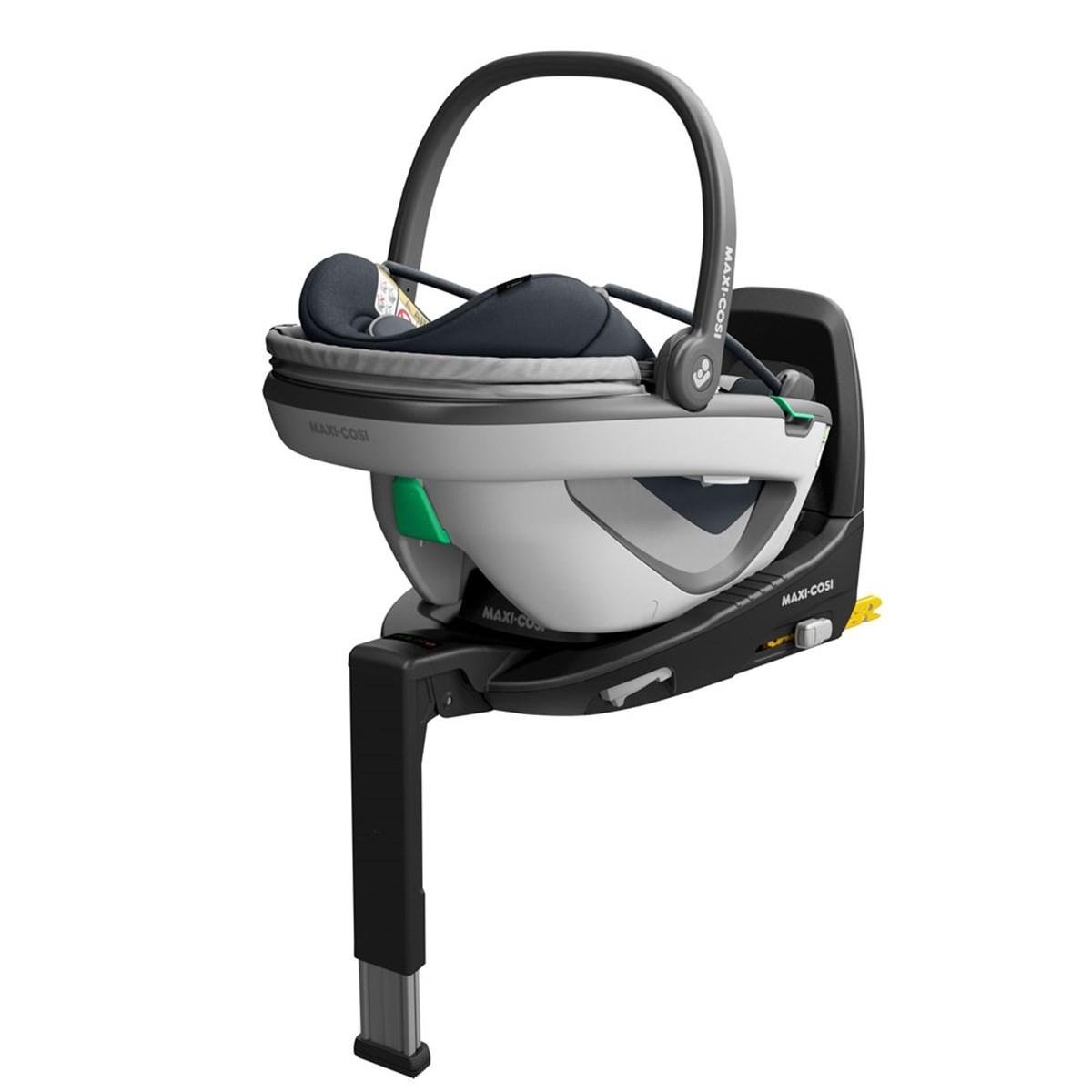 Maxi-Cosi Coral & FamilyFix3 Baza / Essantial Graphite