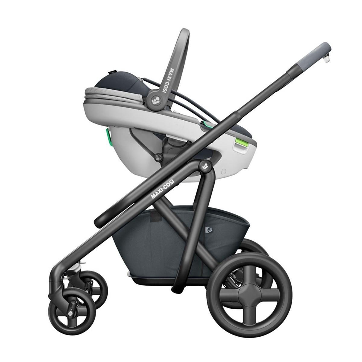 Maxi-Cosi Coral & FamilyFix3 Baza / Essantial Graphite