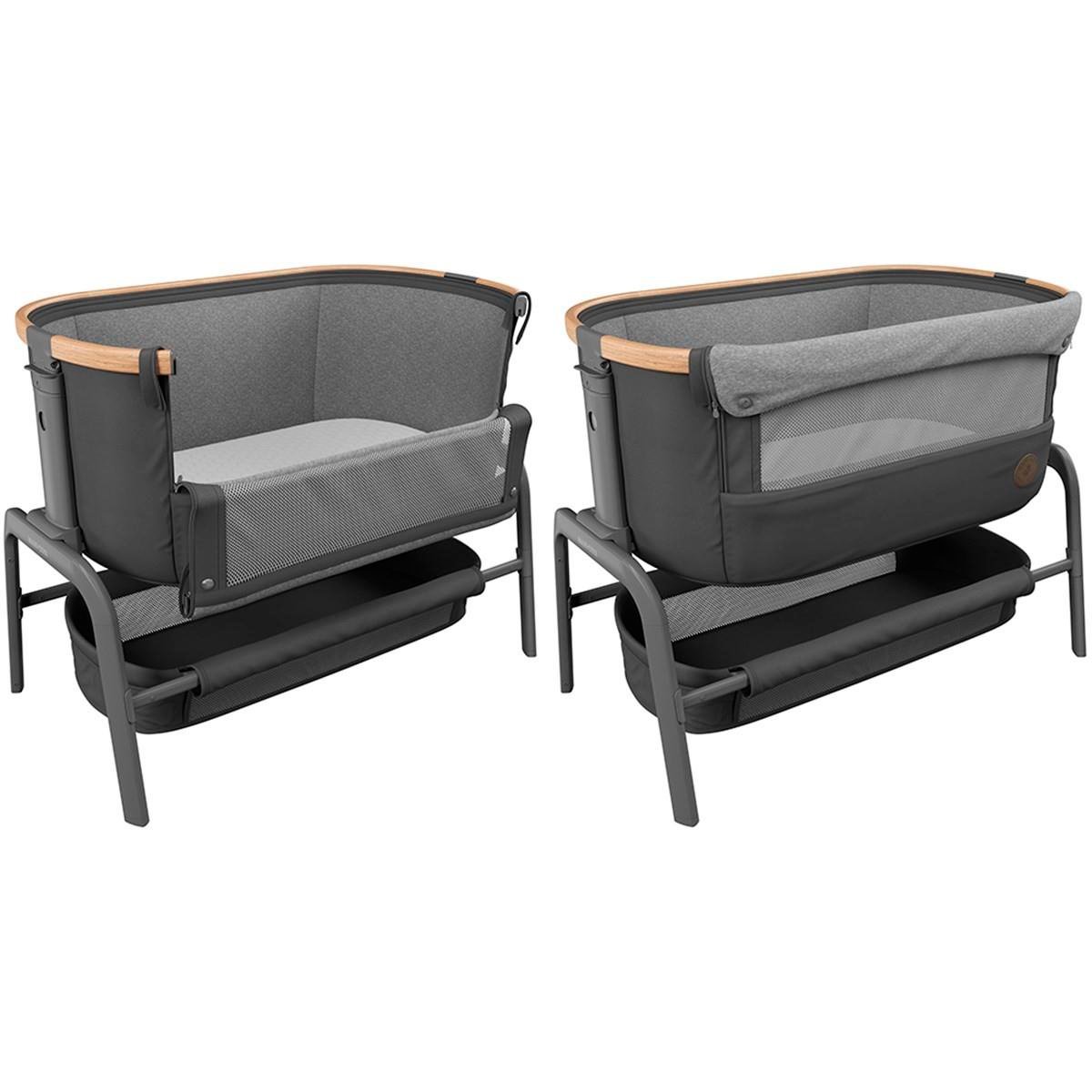 Maxi-Cosi Iora Ahşap Anne Yanı Beşik / Essential Graphite