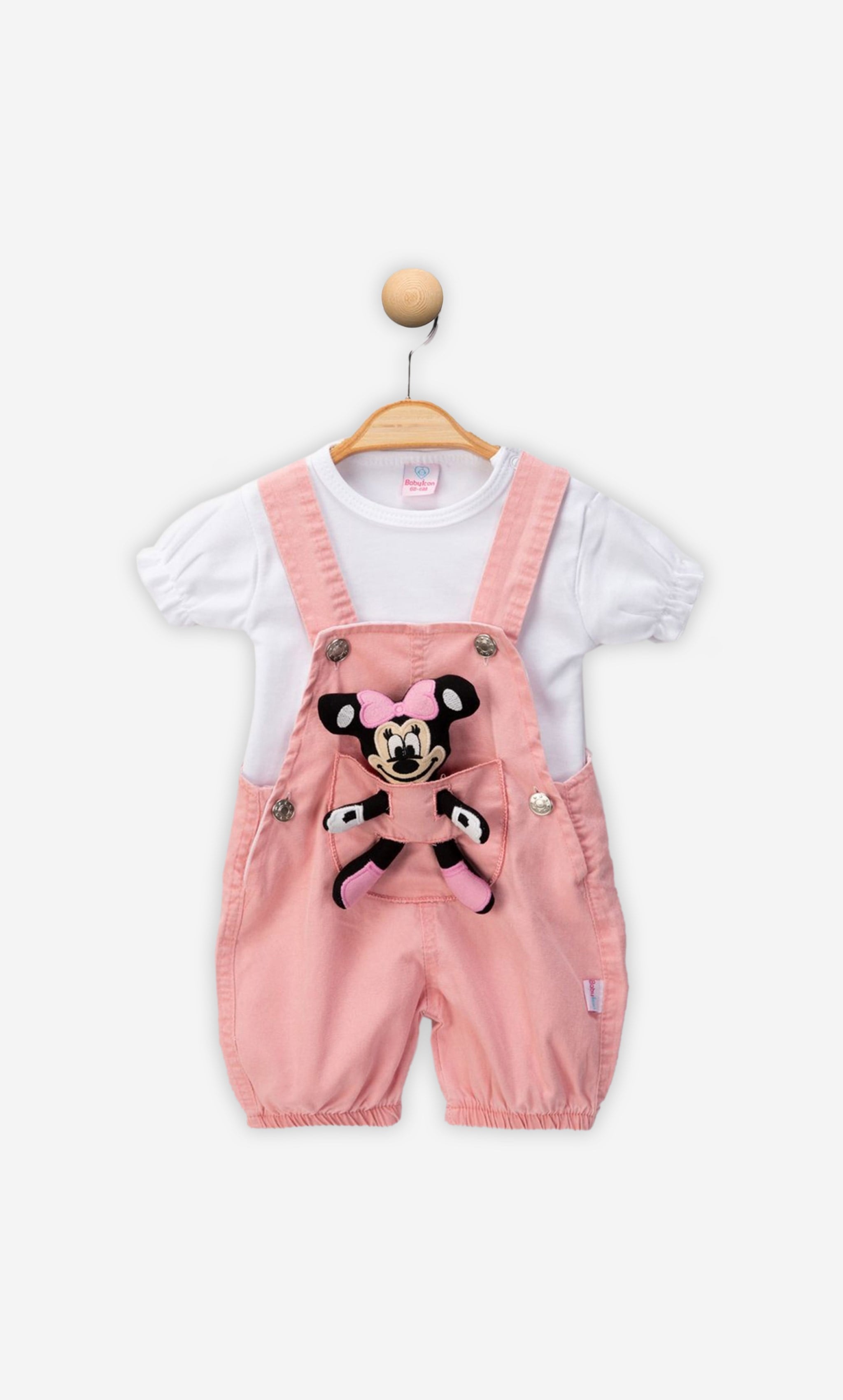 Minnie Mouse Oyuncaklı Salobet Kız (6-18 Ay)Wizly BabyGünlük Rahatlık