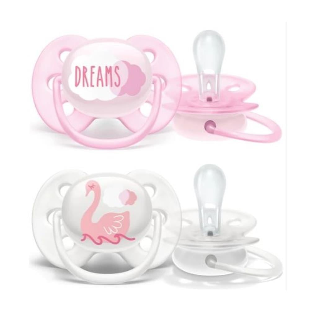 Philips Avent SCF222/02 Ultra Soft 2li Emzik 0-6 Ay - Kız