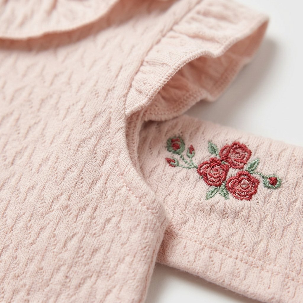 Sweet Rose Kız Bebek İkili  Jakar Takım (3-18 Ay)Wizly BabyAlt-Üst Takım