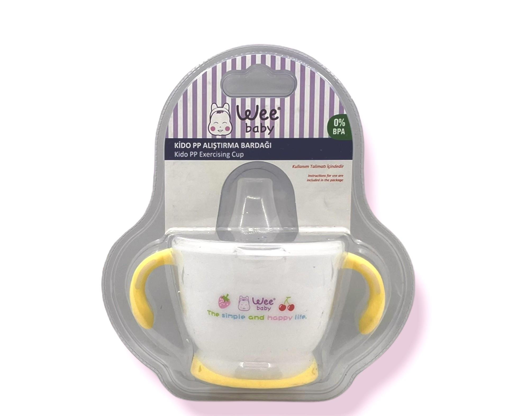 Wee Baby Kido PP Alıştırma Bardağı - Sarı