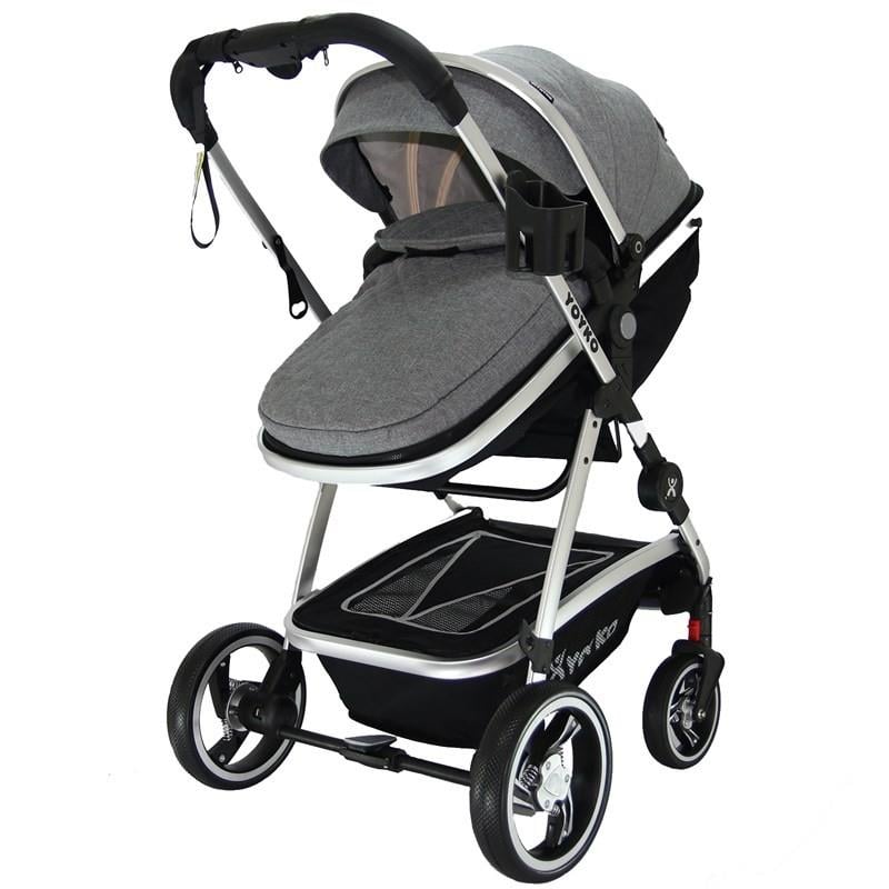 Yoyko City Seyahat Sistem Bebek Arabası 3 in 1 Lacivert Silver