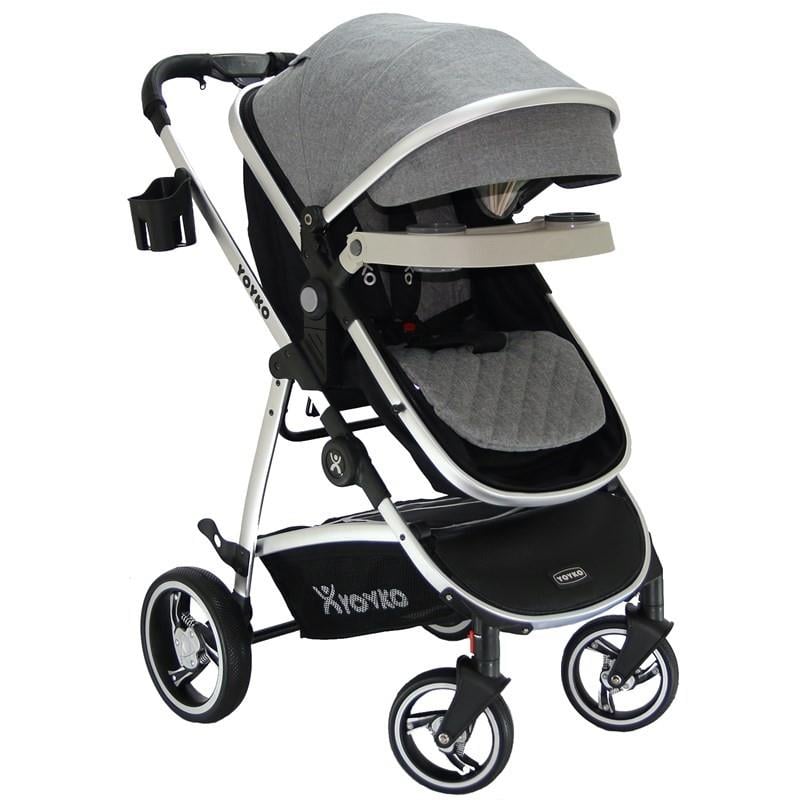 Yoyko City Seyahat Sistem Bebek Arabası 3 in 1 Lacivert Silver