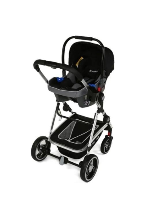 Yoyko City Seyahat Sistem Bebek Arabası 3 in 1 Siyah Silver