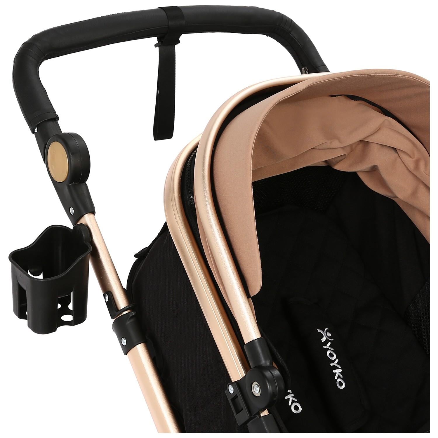 Yoyko Ultimate Travel Sistem Bebek Arabası 3 in 1 Coffee Rose