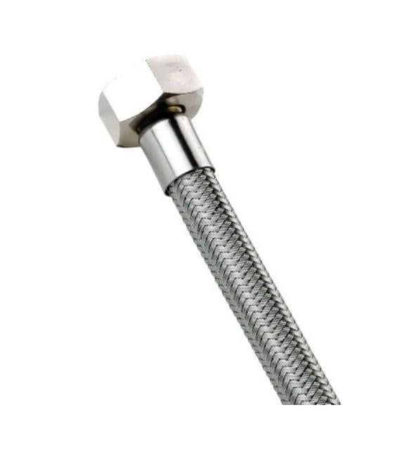 1/2-1/2 Termosifon & Şofben-Pas.Çelik Örgülü Flexıble Bağlantı Hortumu 40 Cm