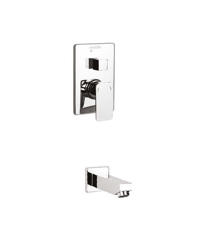 Ankastre Duş Seti 3 Yönlü Yağmur Panel 550x220 mm SUS 304 – Paslanmaz Pirinç Krom Kaplama