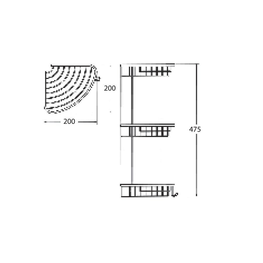 ATLANTİS SÜNGERLİK ÜÇLÜ 20X20