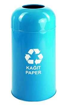 BOYALI GERİ DÖNÜŞÜM KOVASI 30*68