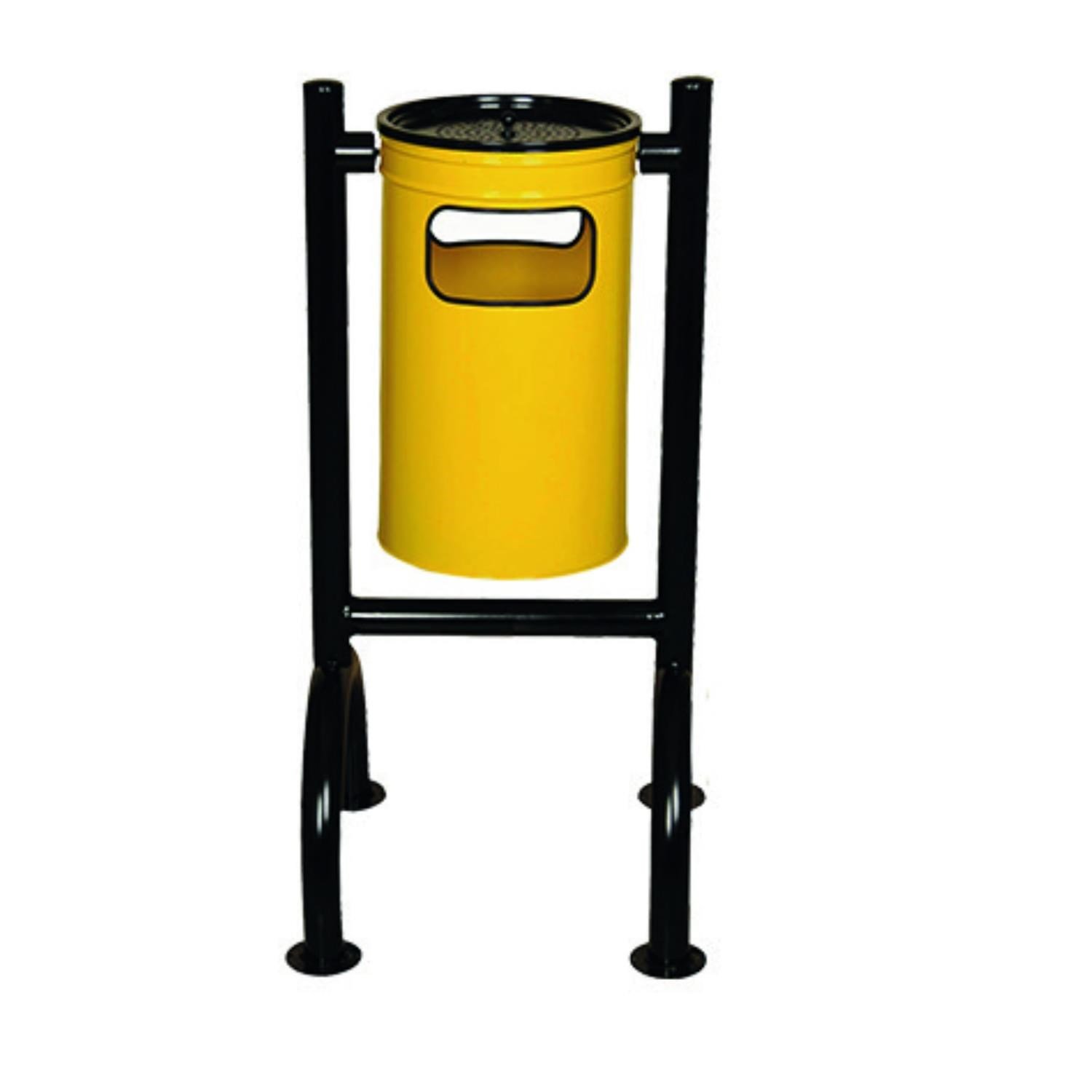 ÇÖP KOVASI BAHÇE H TİP 4 AYAK Ø28*50*100CM