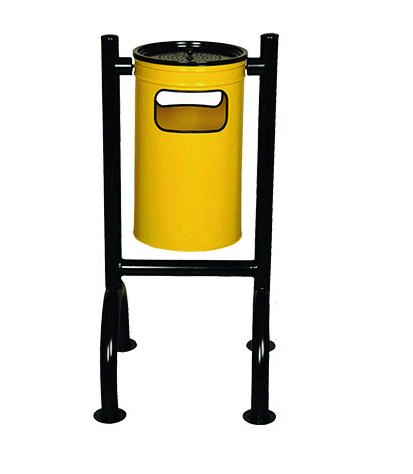 ÇÖP KOVASI BAHÇE H TİP 4 AYAK Ø28*50*100CM