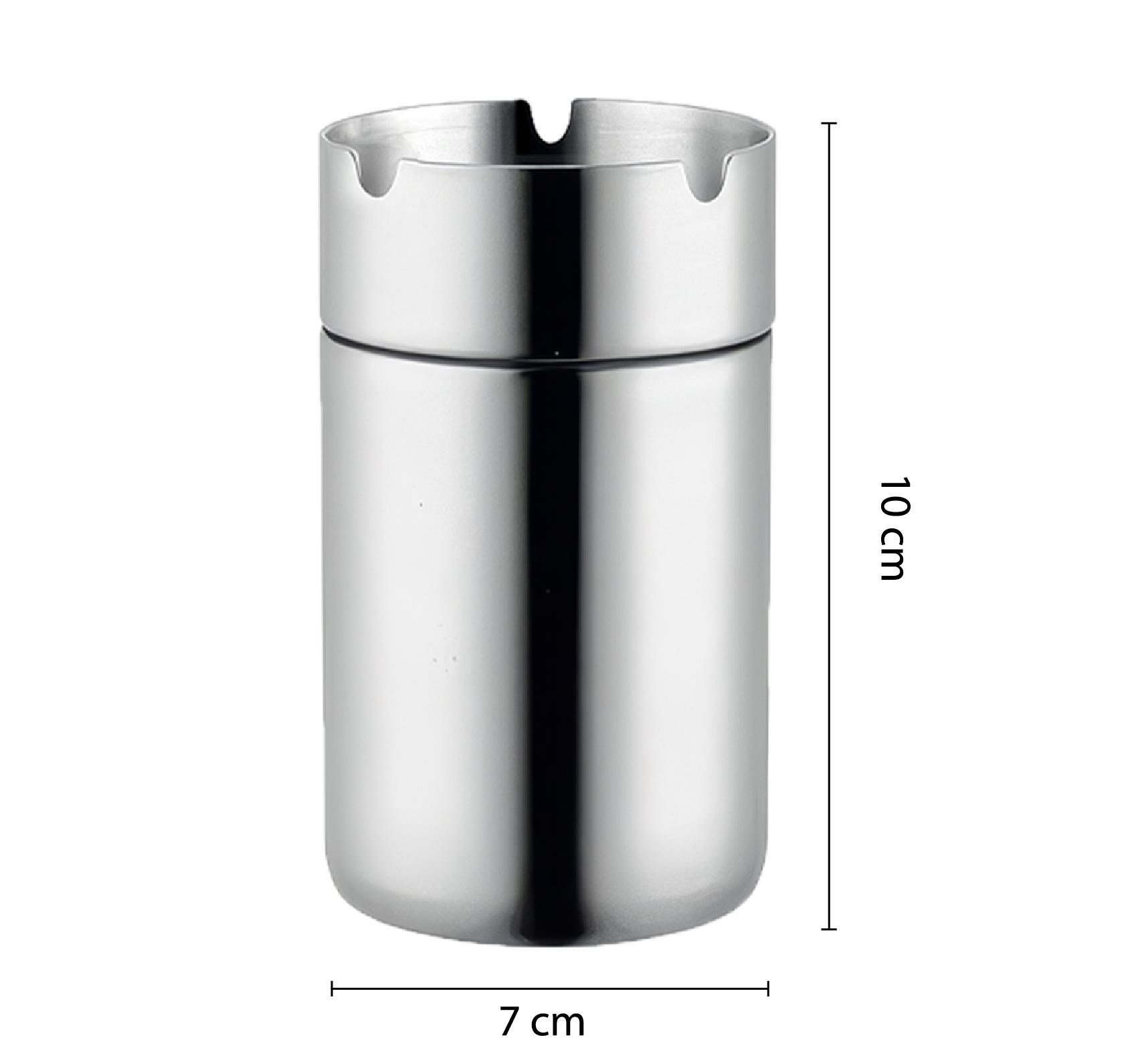 Dekoratif Paslanmaz(Ss 304) Çelik Küllük-İz Bırakmaz- Ø7 10 cm