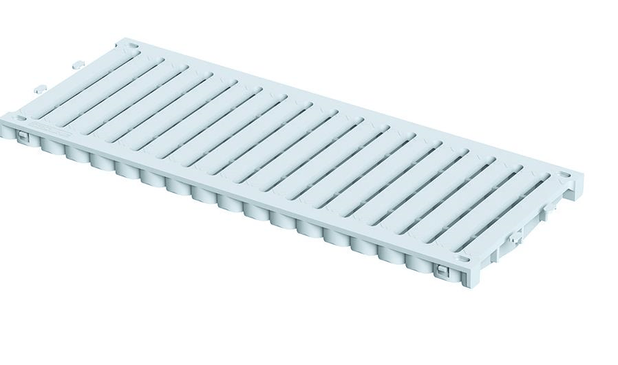 DRENAJ KANAL IZGARASI PLASTİK BEYAZ 200*500MM