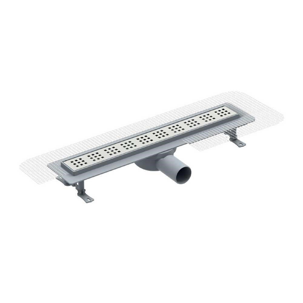 DUŞ KANALI PERA LINE FİLE PAS.IZG Ø50 30CM YAN