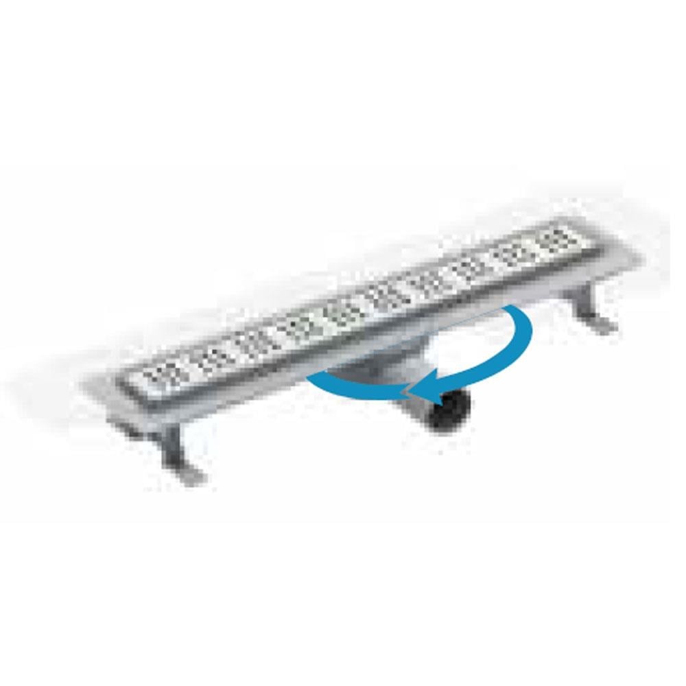 DUŞ KANALI PERA LINE FİLE PAS.IZG Ø50 60CM YAN