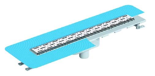 DUŞ KANALI TREND LINE TM. PAS.IZ  Ø50 60CM ALT