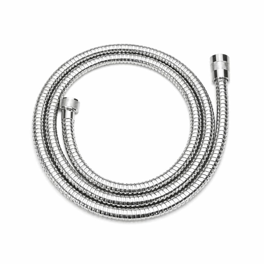 DUŞ SPİRAL HORTUMU + PASLANMAZ PARLAK POLİSAJLI + ÇİFT KENETLİ - 60 cm