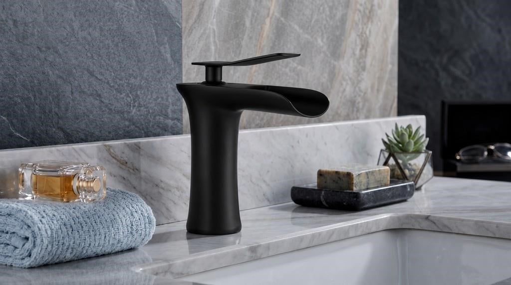 EDGE KISA LAVABO BATARYASI MAT SIYAH