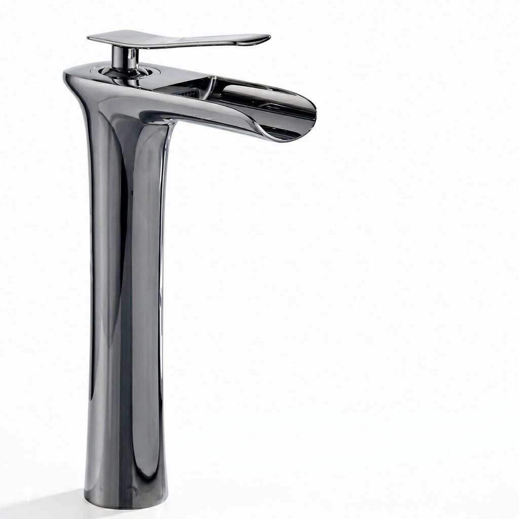 EDGE UZUN LAVABO BATARYASI PARLAK PARLAK-FÜME