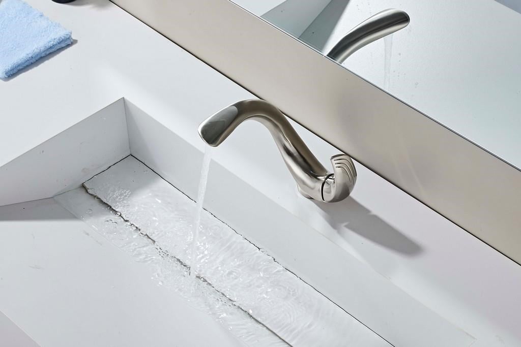 ELITE KISA LAVABO BATARYASI MAT NIKEL