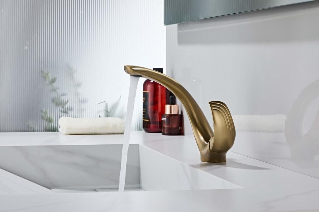 ELITE KISA LAVABO BATARYASI MAT PIRINC-ALTIN