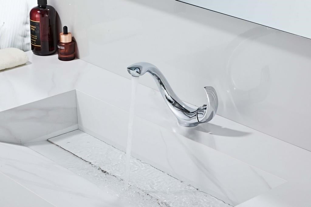 ELITE KISA LAVABO BATARYASI PARLAK KROM