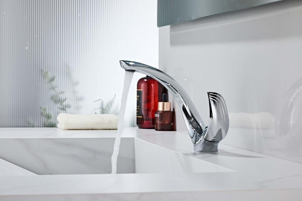 ELITE KISA LAVABO BATARYASI PARLAK KROM