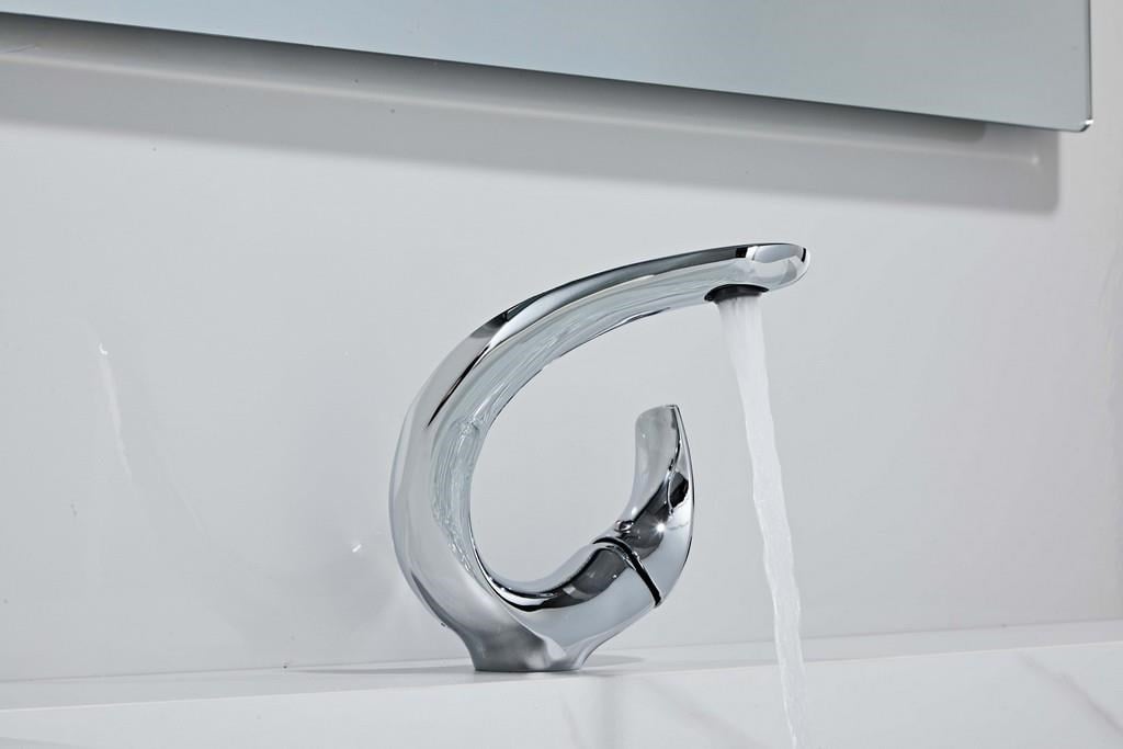 ELITE KISA LAVABO BATARYASI PARLAK KROM