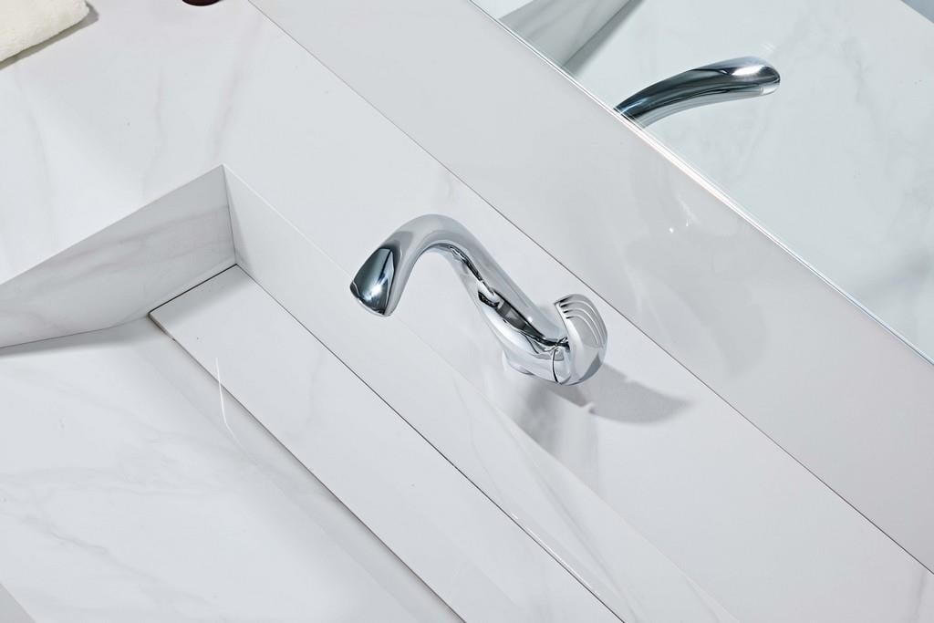 ELITE KISA LAVABO BATARYASI PARLAK KROM
