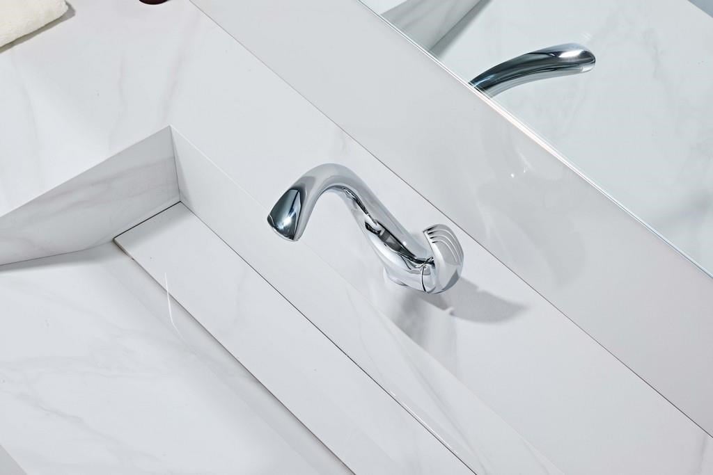 ELITE KISA LAVABO BATARYASI PARLAK KROM