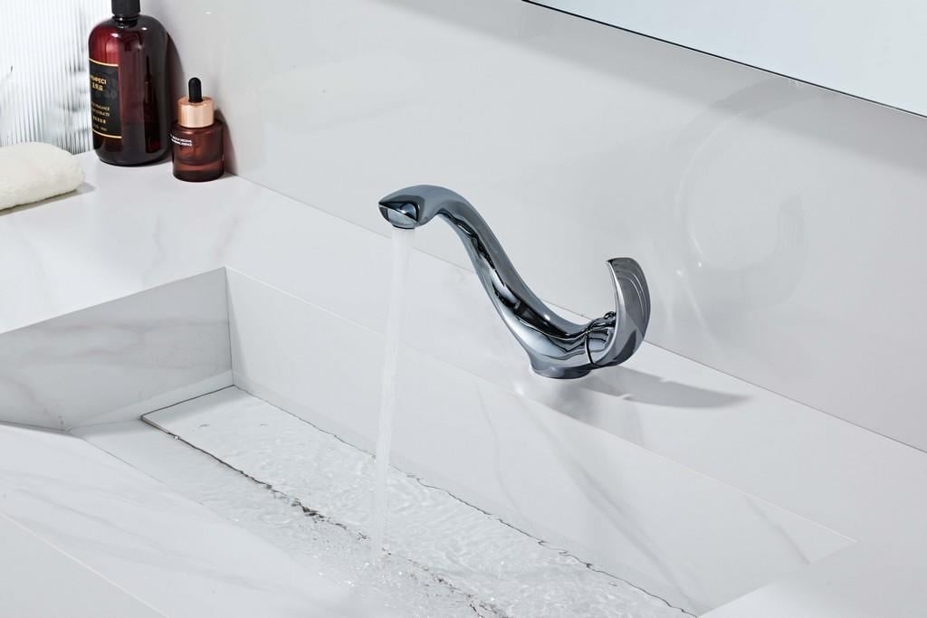 ELITE KISA LAVABO BATARYASI PARLAK PARLAK-FÜME