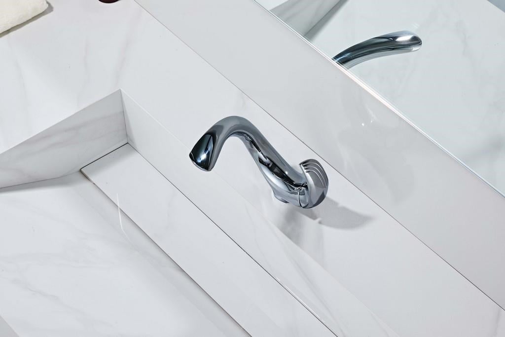 ELITE KISA LAVABO BATARYASI PARLAK PARLAK-FÜME