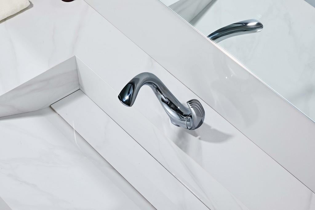 ELITE KISA LAVABO BATARYASI PARLAK PARLAK-FÜME