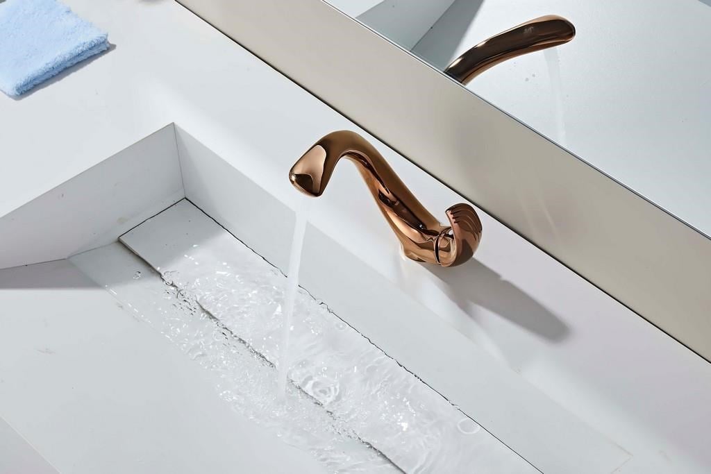 ELITE KISA LAVABO BATARYASI PARLAK ROSE
