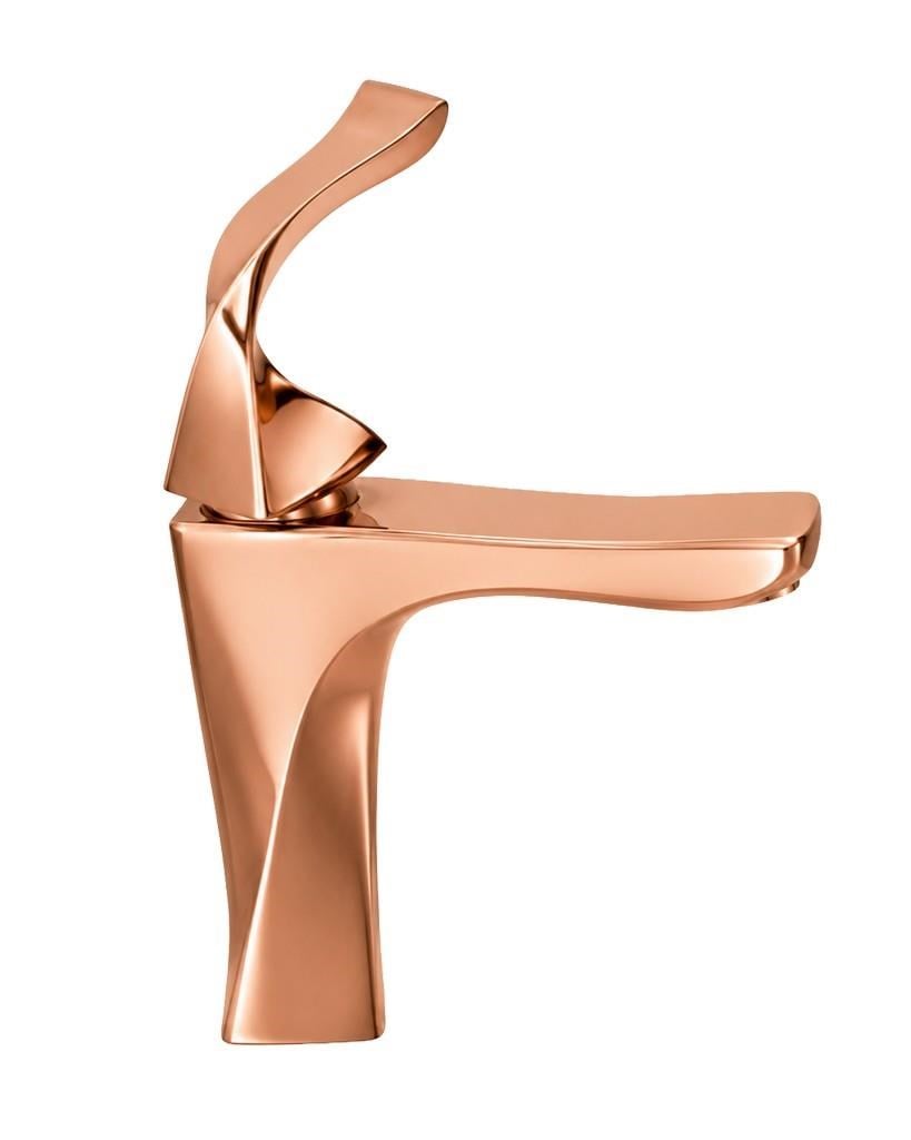 FEXO KISA LAVABO BATARYASI PARLAK ROSE