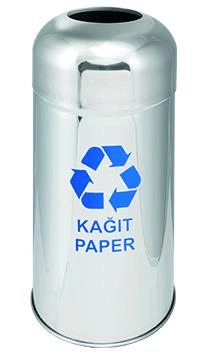 GERİ DÖNÜŞÜM KUTUSU PASL. Ø30*66CM