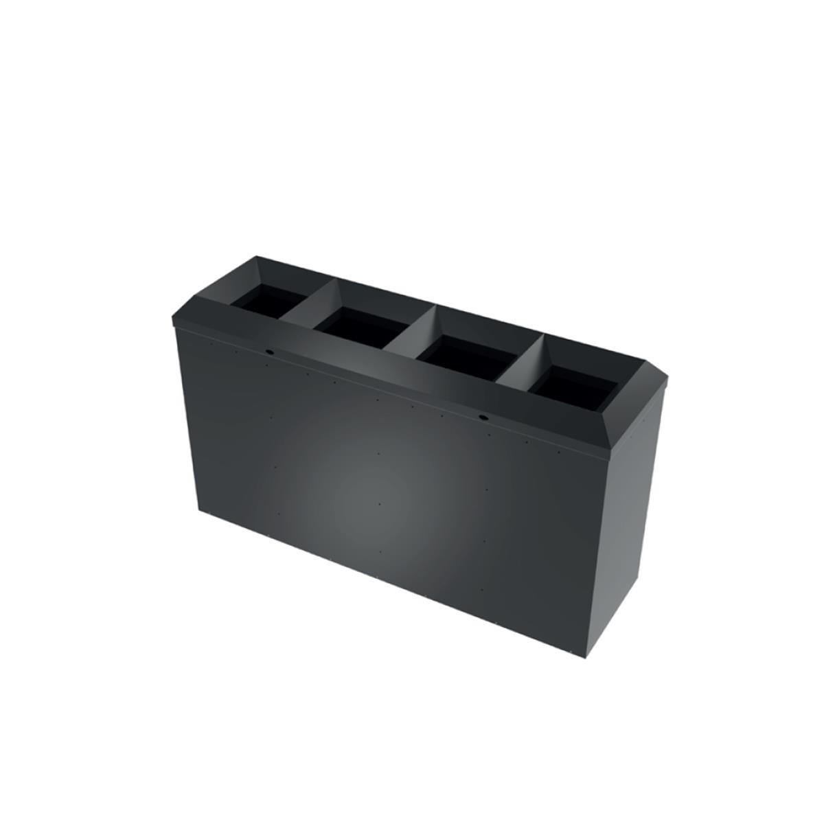 GERİ DÖNÜŞÜM LÜKS KAPAK 4LÜ 122*36*73CM DKP