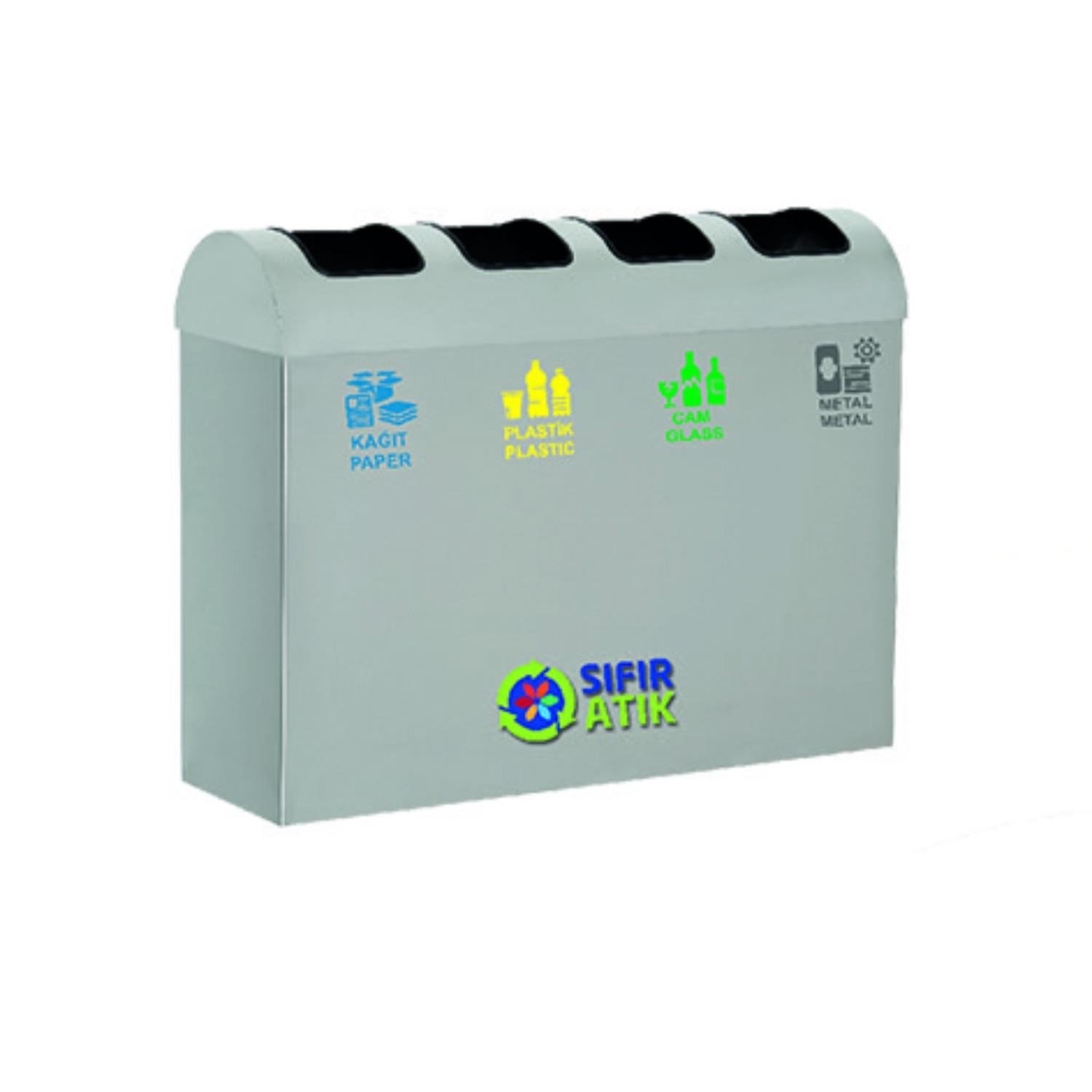 GERİ DÖNÜŞÜM ÜNİTESİ 4LÜ PASL. 30*70*95CM